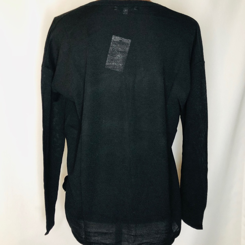 MADEWELL Southstar Wool Sweater True Black - Picture 6 of 7